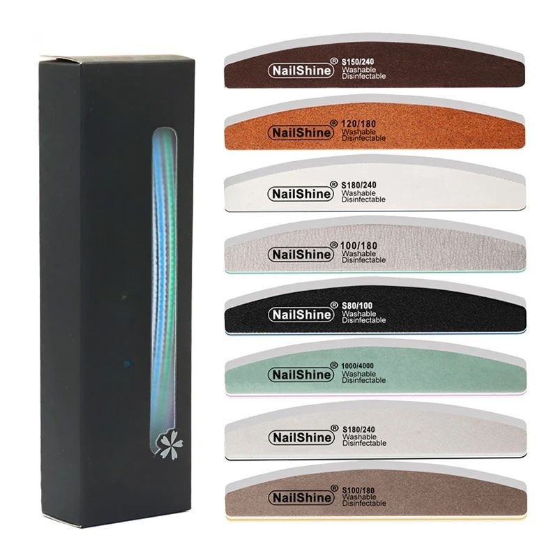 Sanding Stick Set - 8 buah/kotak Kit penyangga kikir kuku