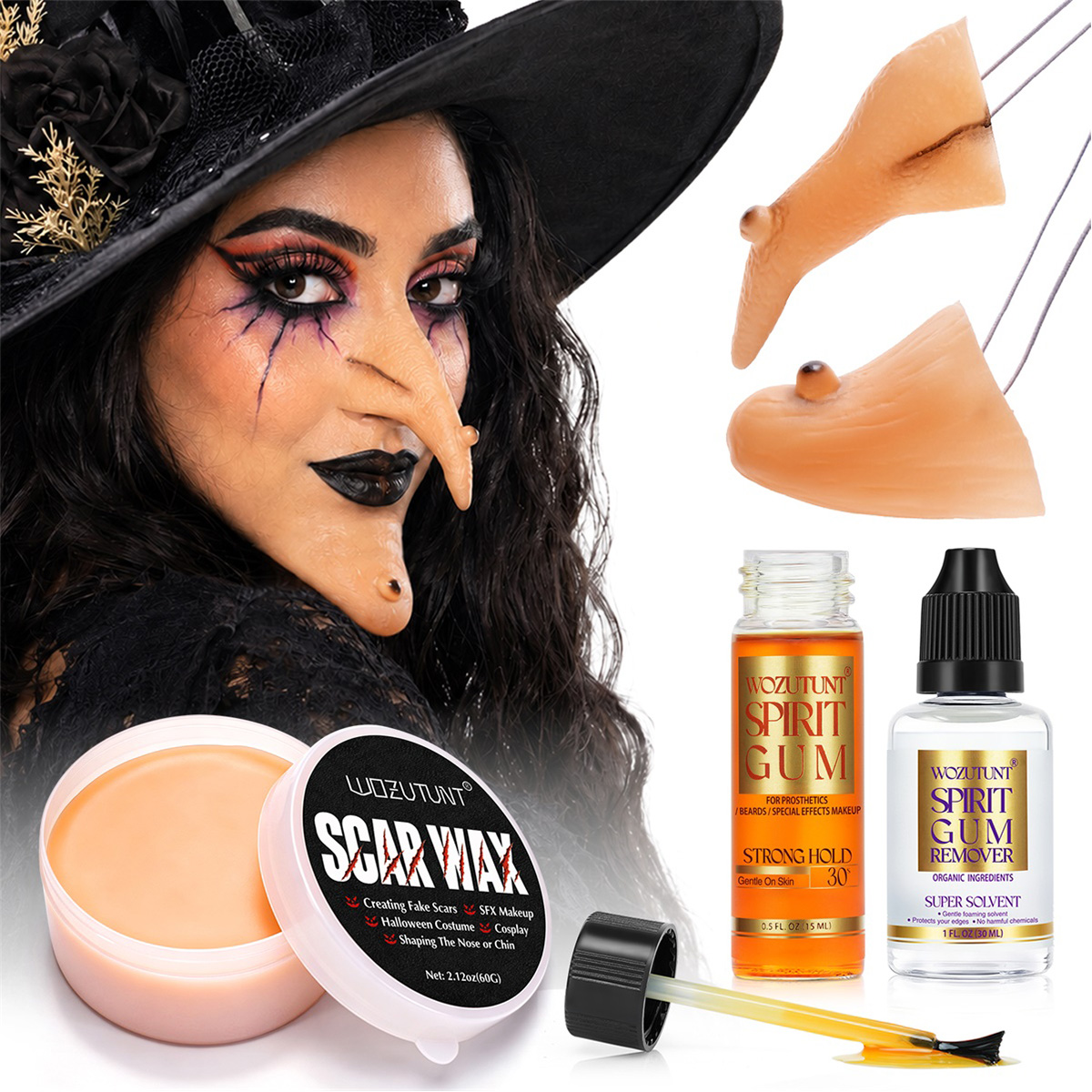 Model Kit Paint Remover - Kit Riasan Halloween, Lilin Bekas Luka