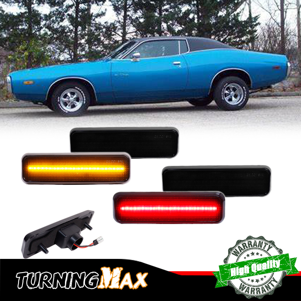 Model Kit Dodge Charger - Lampu penanda samping Bumper depan/belakang untuk