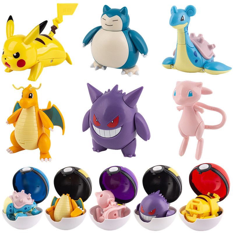 Model Kit Eevee - Figur Pokemon Pokeball Transform Pikachu Charizard