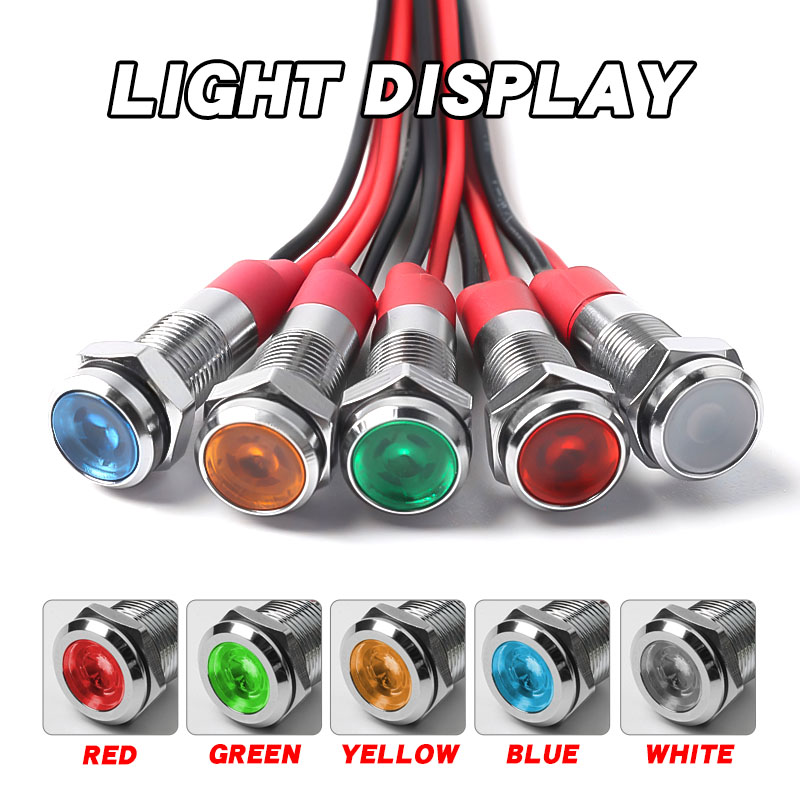 Lampu Indikator LED Logam 6Mm  - Panel Line Marker ulasan dan harga