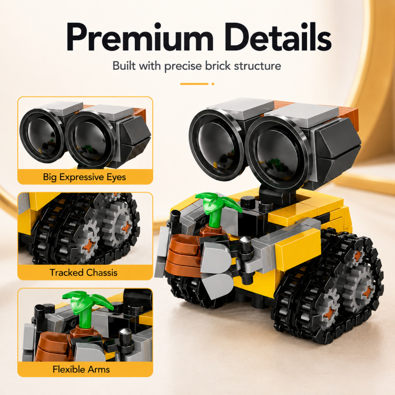 Set Blok Bangunan Robot Mini,  - Model Kit Lego ulasan dan harga