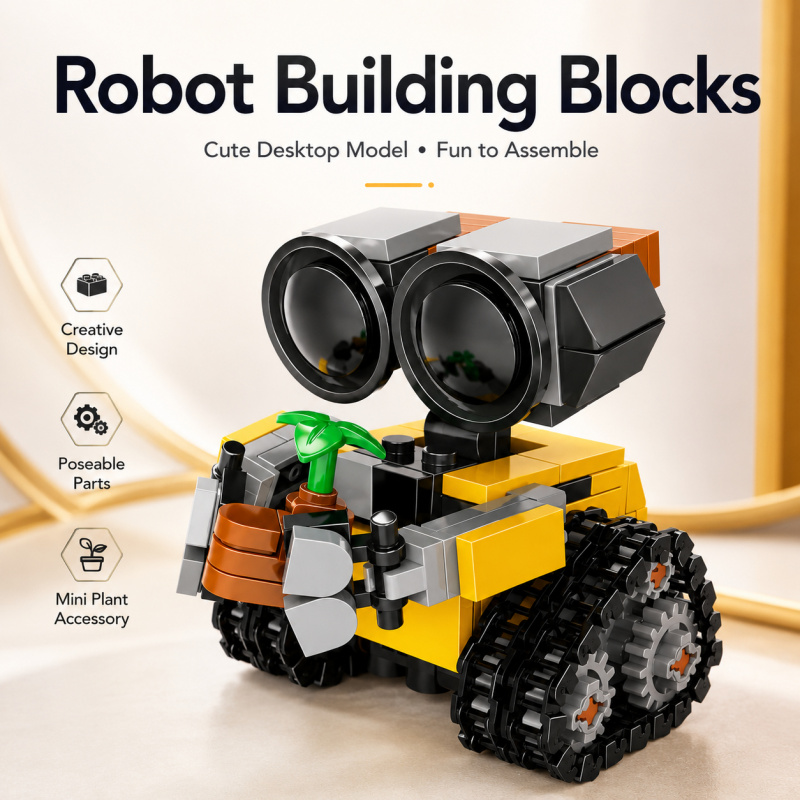 Set Blok Bangunan Robot Mini,  - Model Kit Lego ulasan dan harga