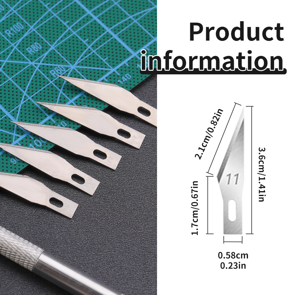 Pisau Ukir Kayu, Alat Pemotong - Hobby Knife Blade ulasan dan harga