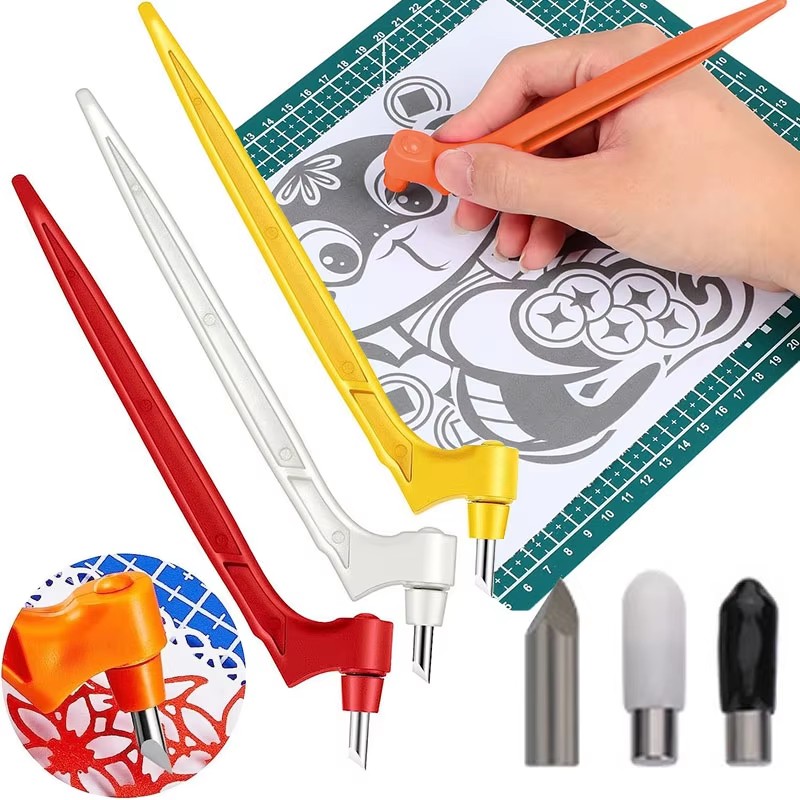 1/2/4/6set Alat Pemotong Seni  - Hobby Knife Blade ulasan dan harga