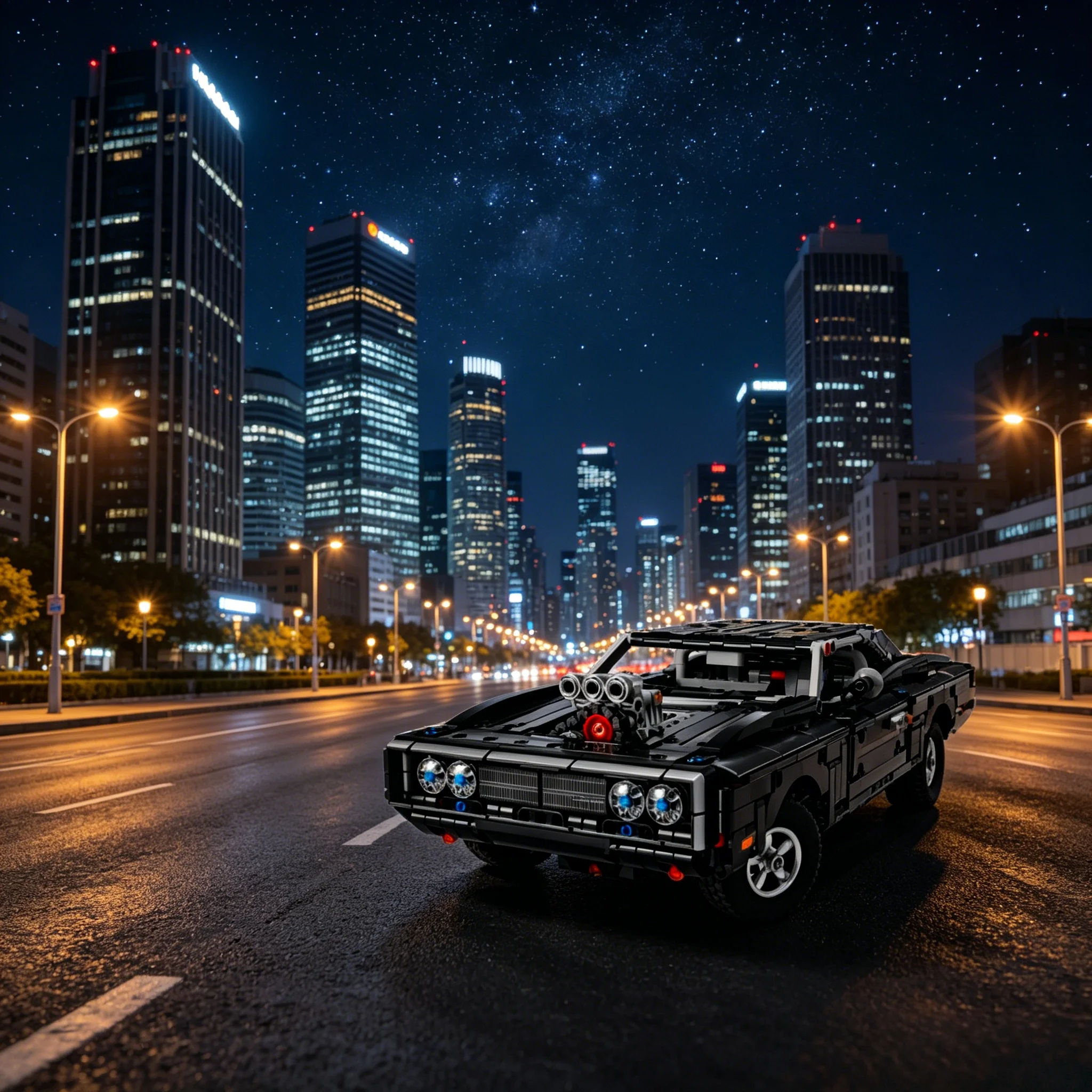 Set mainan edukatif kreatif ba - Model Kit Dodge Charger ulasan dan harga
