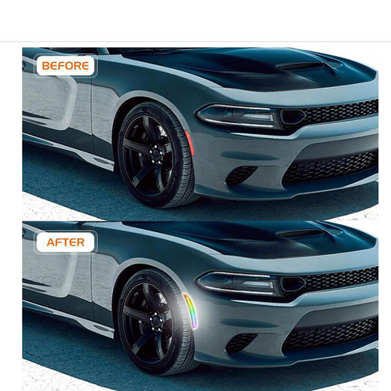 Lampu Penanda Samping LED RGB  - Model Kit Dodge Charger ulasan dan harga