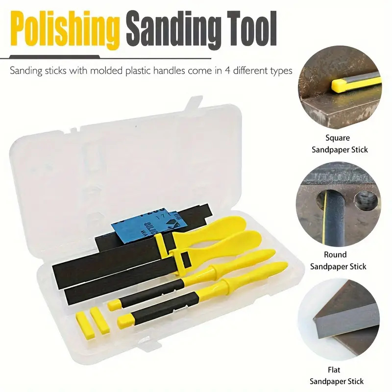 4 Buah Set Tongkat Pengamplasa - Sanding Stick Set ulasan dan harga