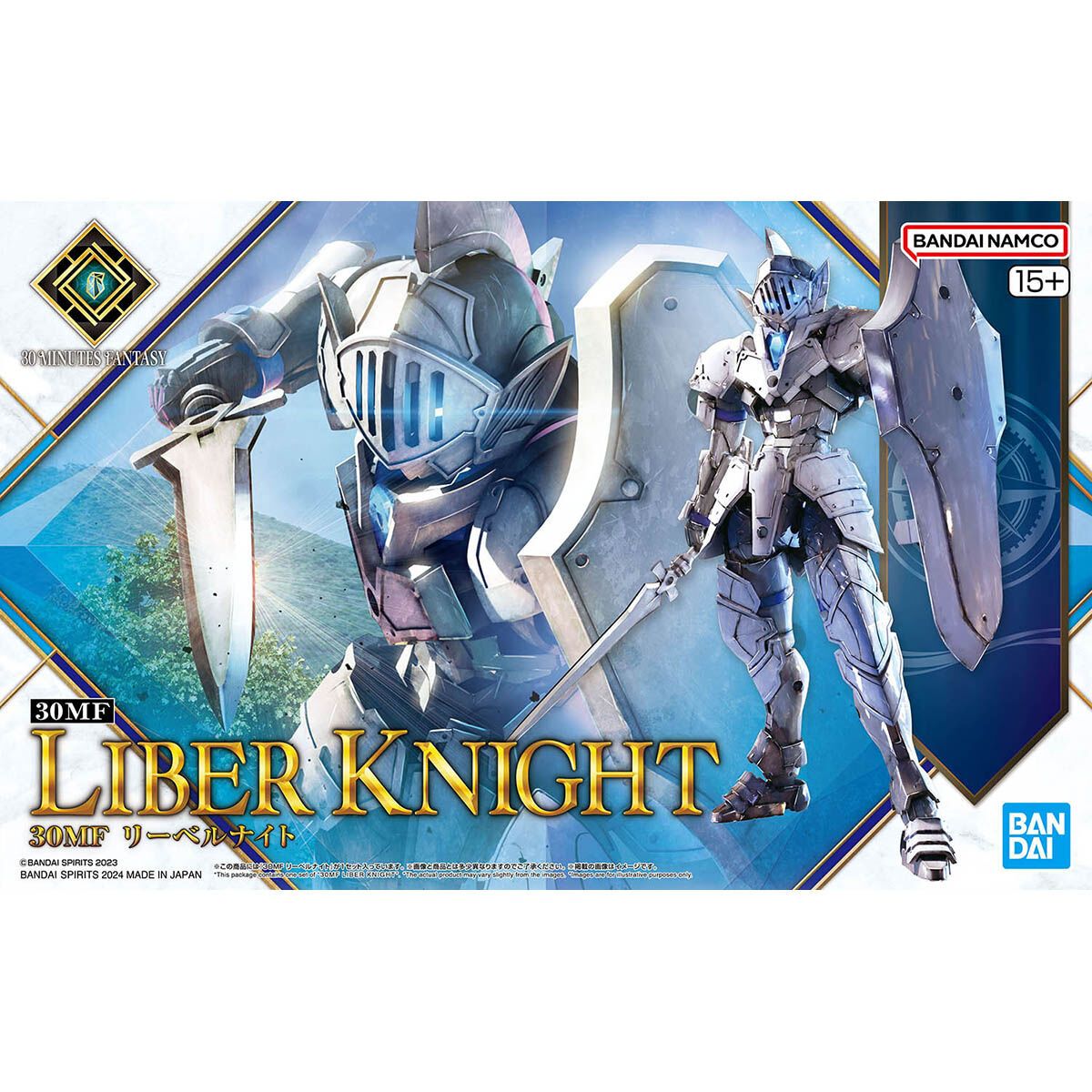 BANDAI Asli 30MF 01 Liber Knig - Model Kit Fantasy ulasan dan harga