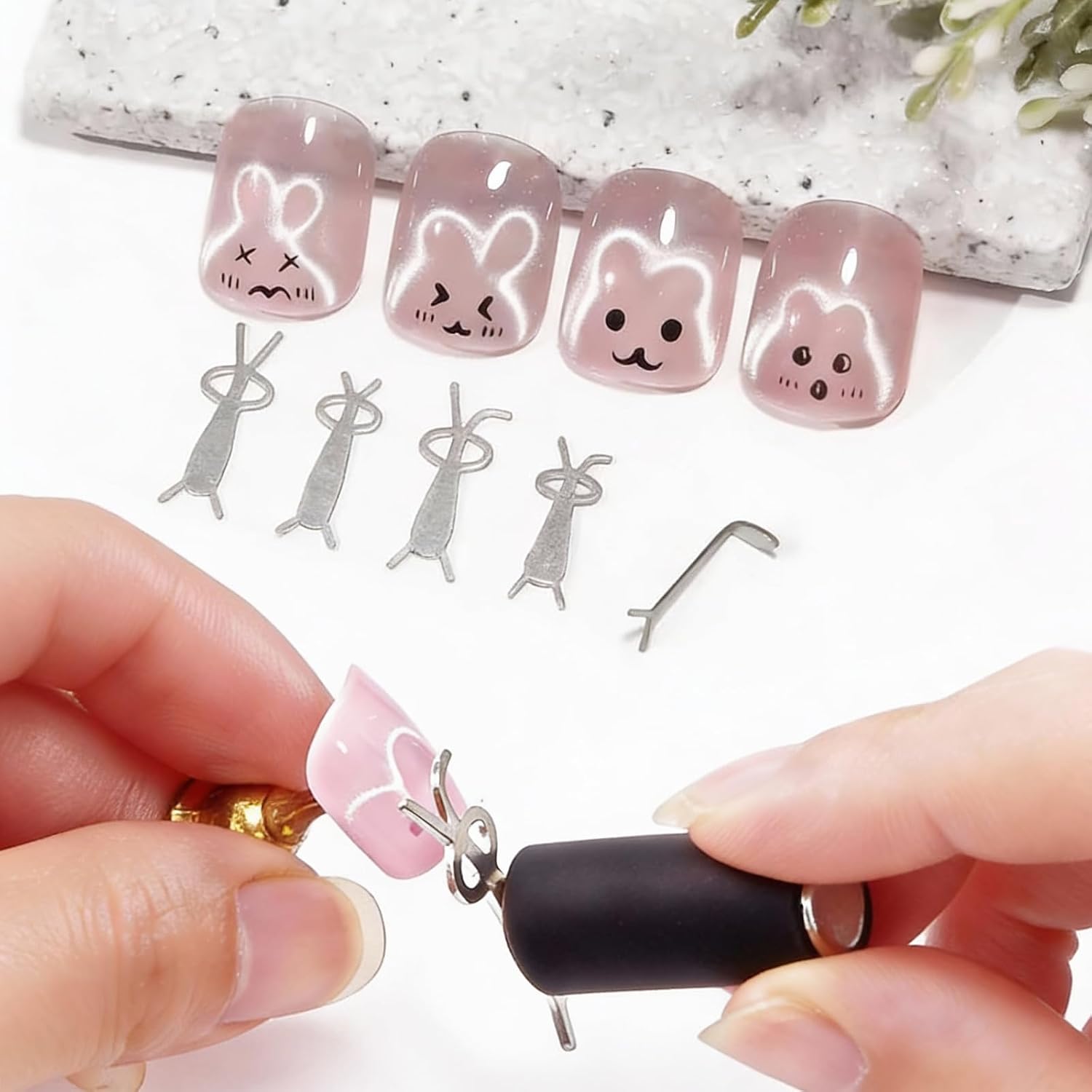 10Pcs Set Magnet Kuku Mata Kuc - Sanding Stick Set ulasan dan harga