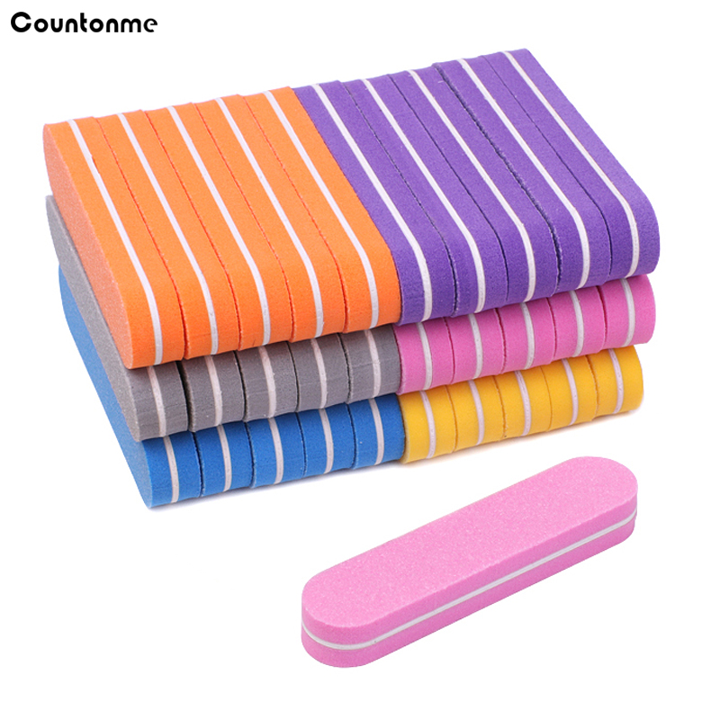 10 Buah Kikir Kuku Mini Busa B - Sanding Stick Set ulasan dan harga