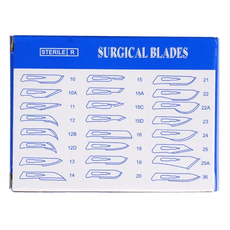 100PCS/Box Pisau Bedah Gigi Ba - Hobby Knife Blade ulasan dan harga