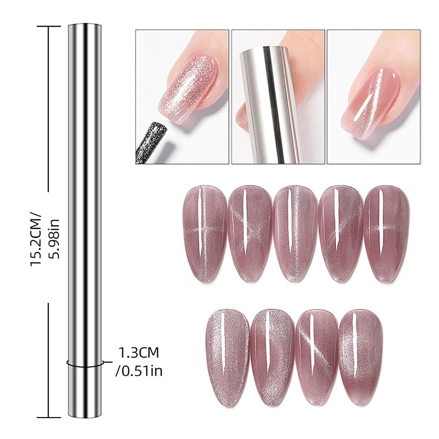 10Pcs Set Magnet Cat Eye untuk - Sanding Stick Set ulasan dan harga