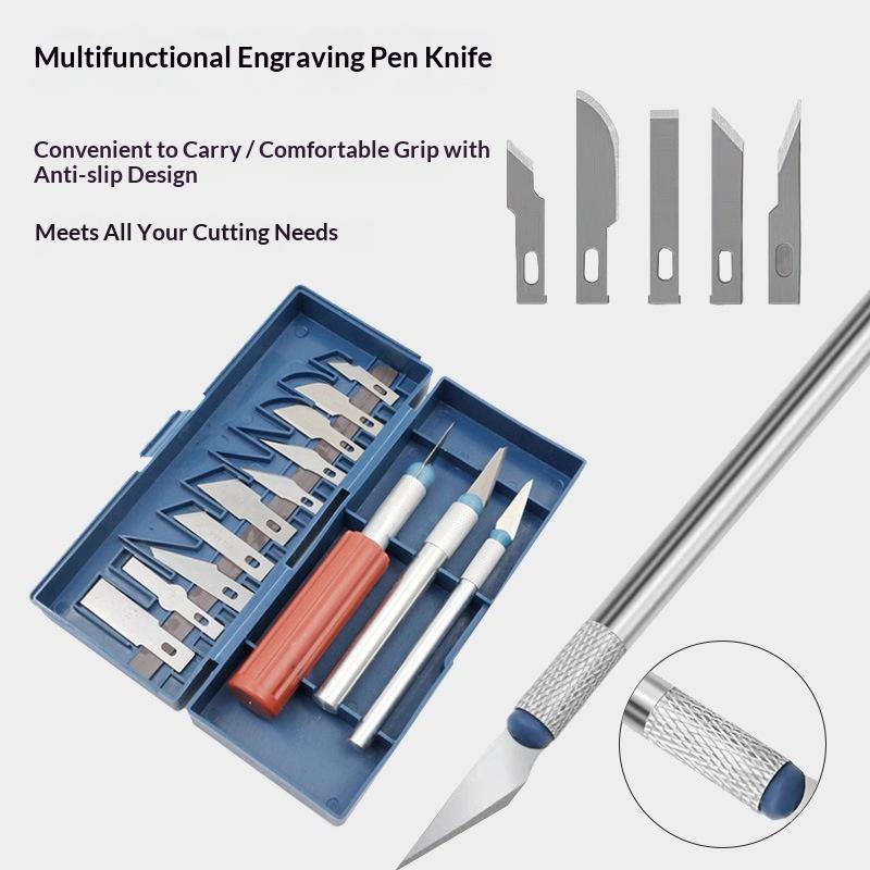 Set Pisau Kerajinan Ukir Multi - Hobby Knife Blade ulasan dan harga