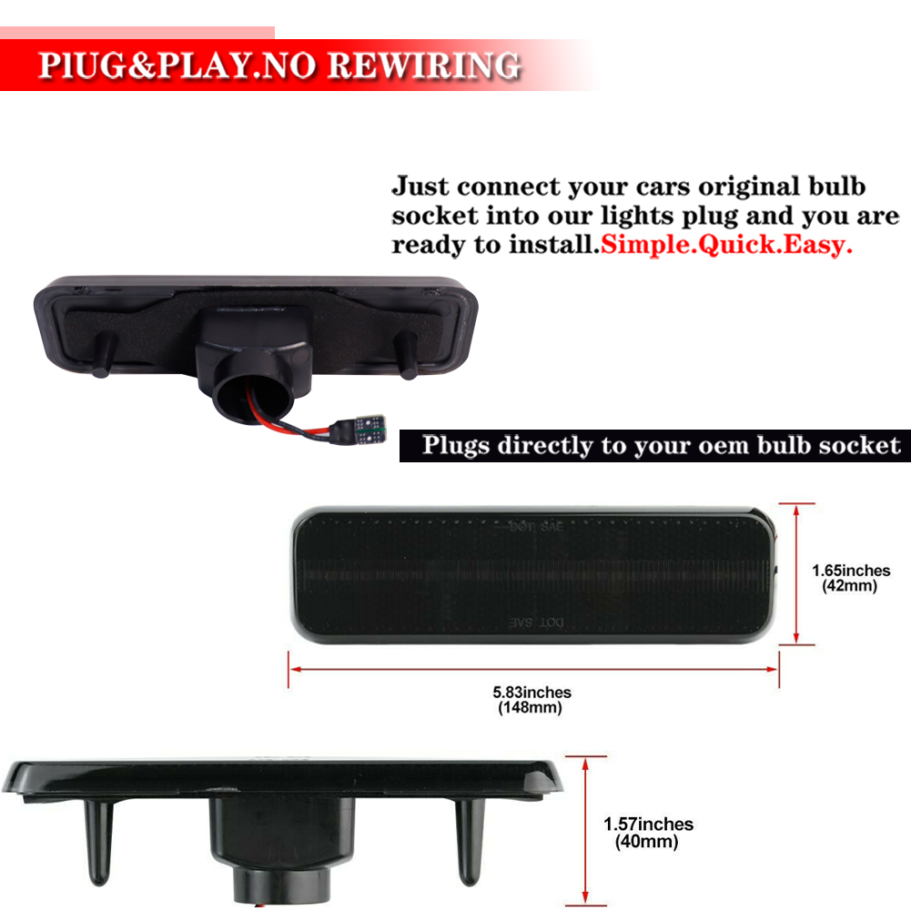 Lampu penanda samping Bumper d - Model Kit Dodge Charger ulasan dan harga