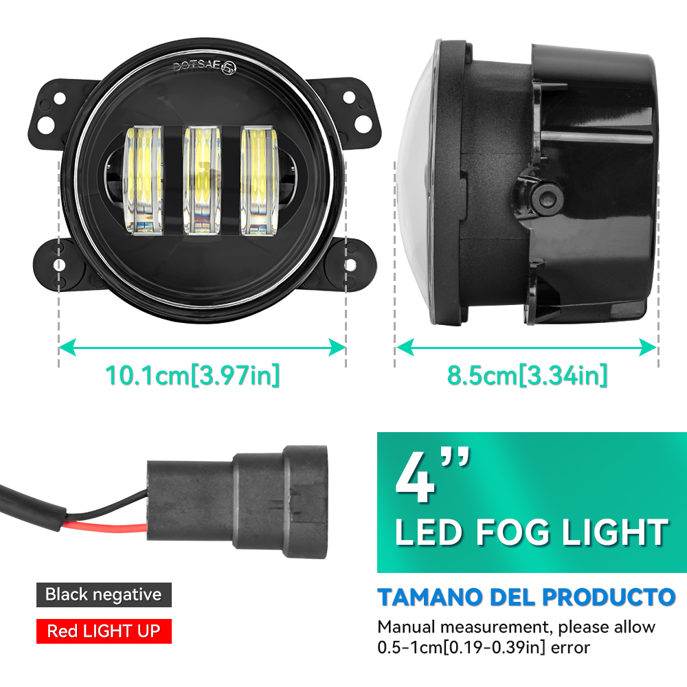 Lampu Kabut LED Bulat 4 Inci u - Model Kit Dodge Charger ulasan dan harga
