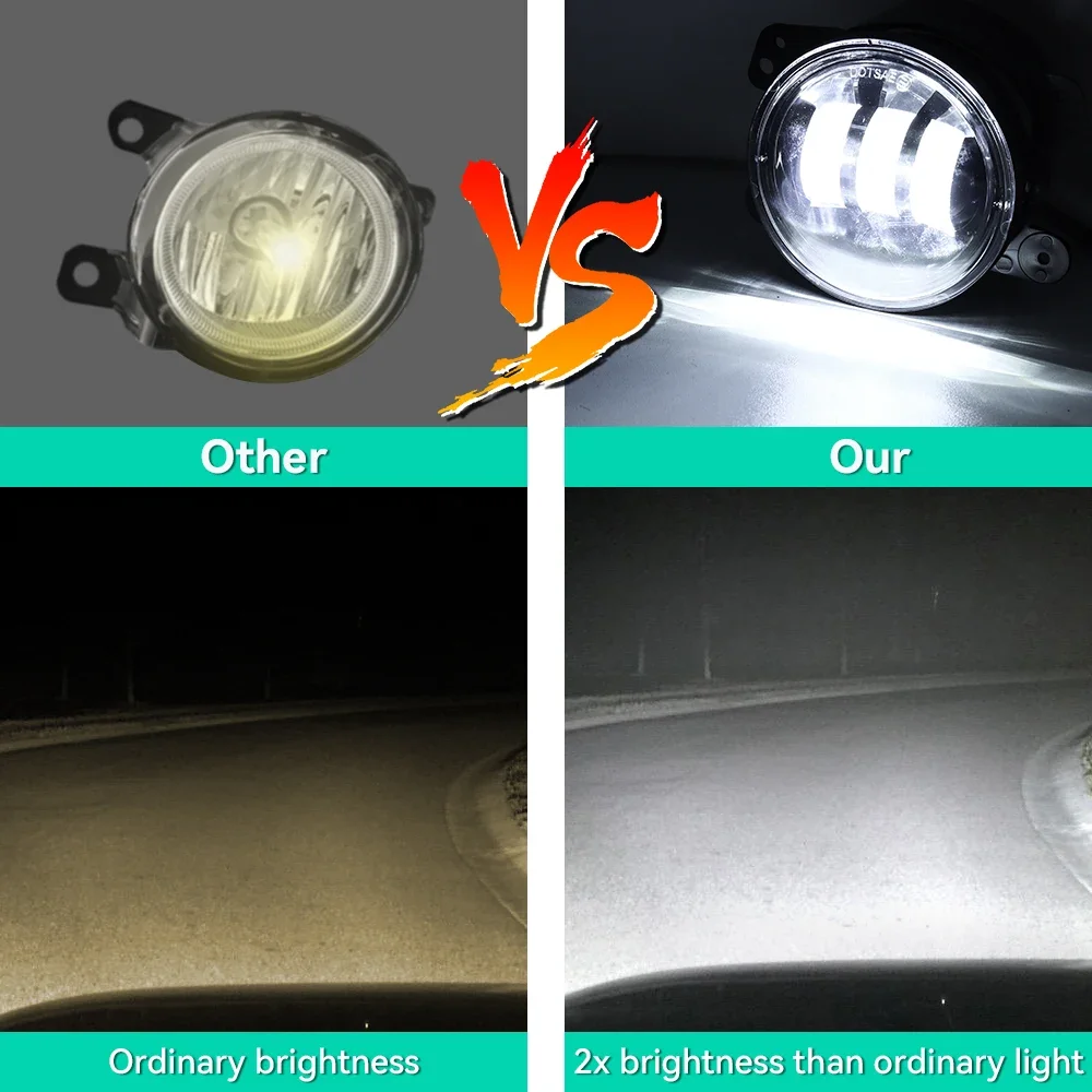 Lampu Kabut LED Bulat 4 Inci u - Model Kit Dodge Charger ulasan dan harga