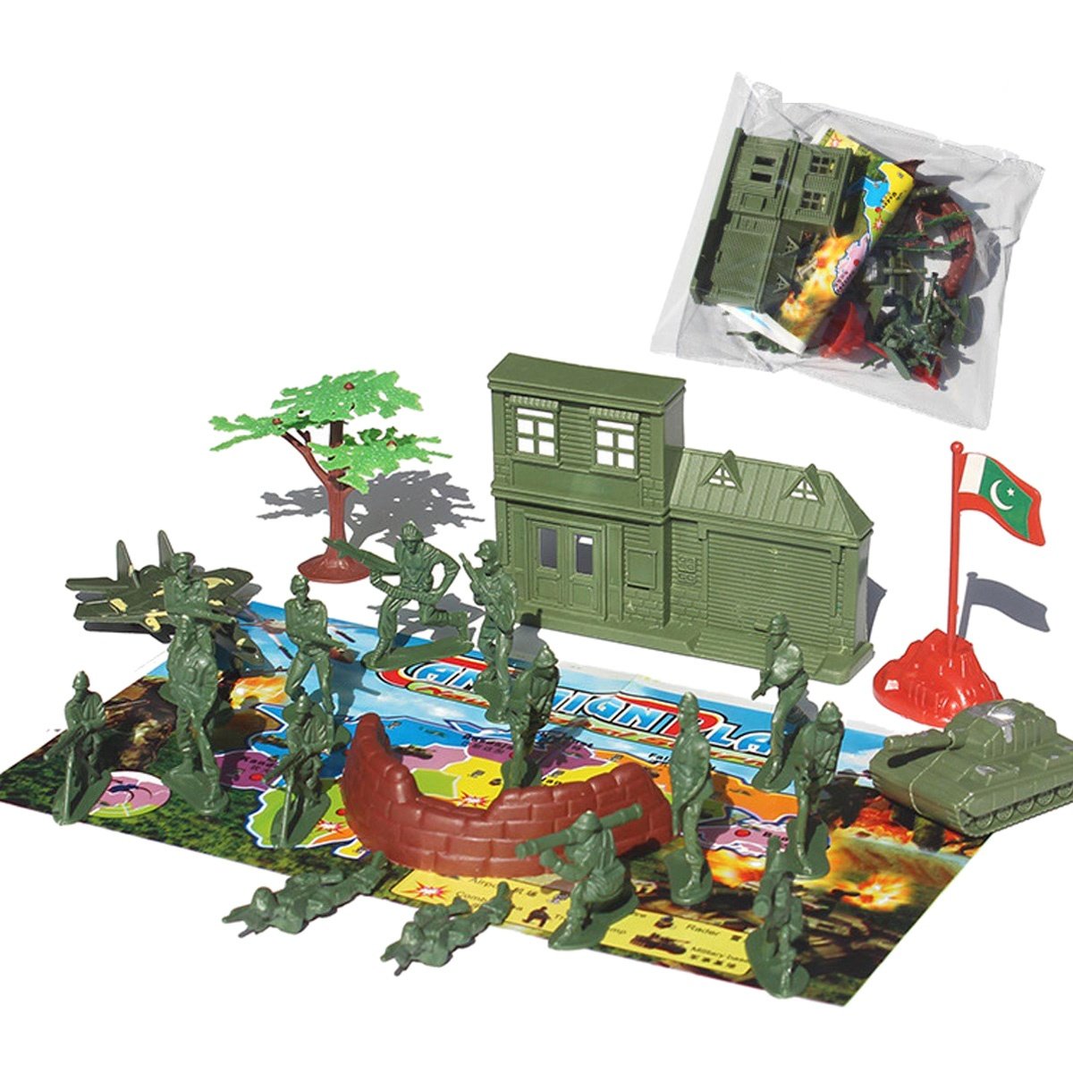21Pcs Set Figur Tentara Plasti - Model Kit Figure ulasan dan harga
