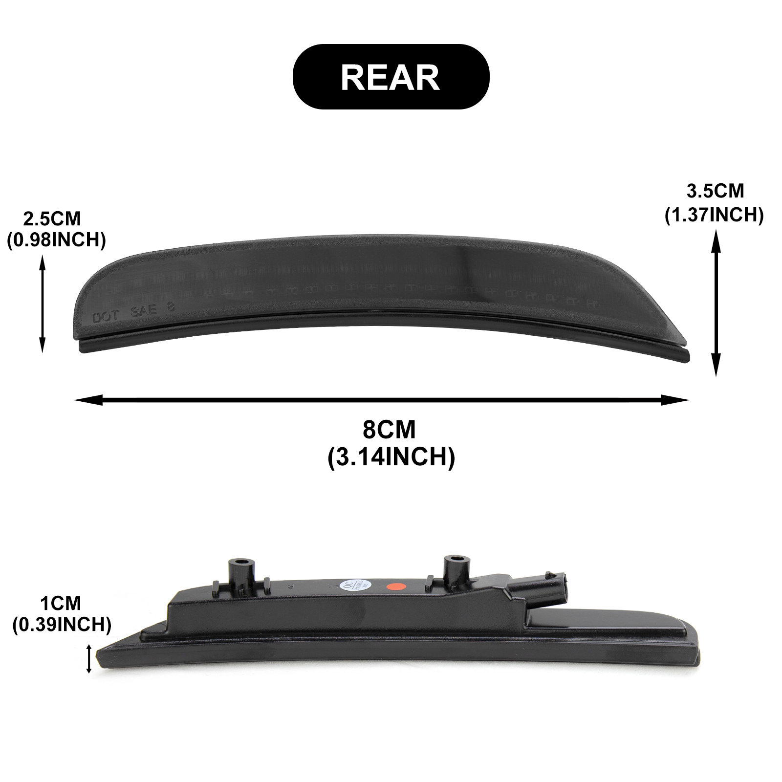 4 Buah Bumper Belakang Depan L - Model Kit Dodge Charger ulasan dan harga