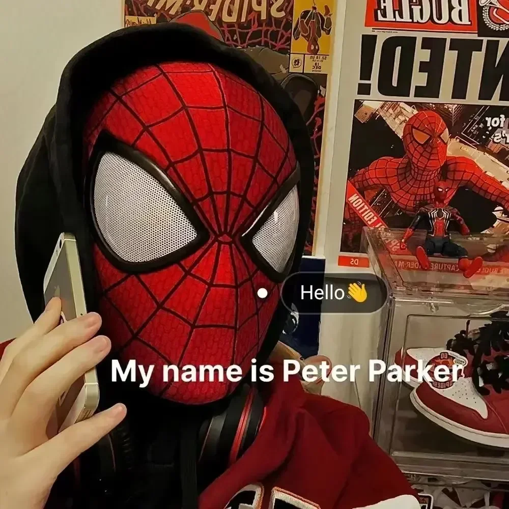 Kit Cosplay Spider-Man, Masker - Model Kit Figure ulasan dan harga