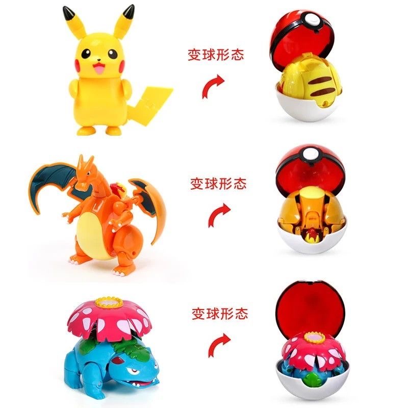 Figur Pokemon Pokeball Transfo - Model Kit Eevee ulasan dan harga