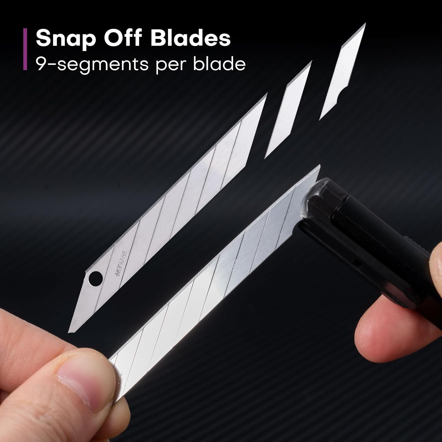 FOSHIO Pisau Pengganti Baja Ta - Hobby Knife Blade ulasan dan harga