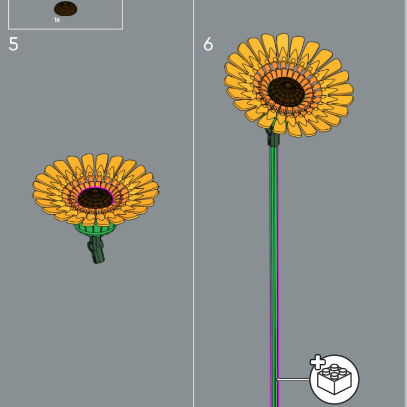 Set Blok Bangunan Lush Bouquet - Model Kit Lego ulasan dan harga